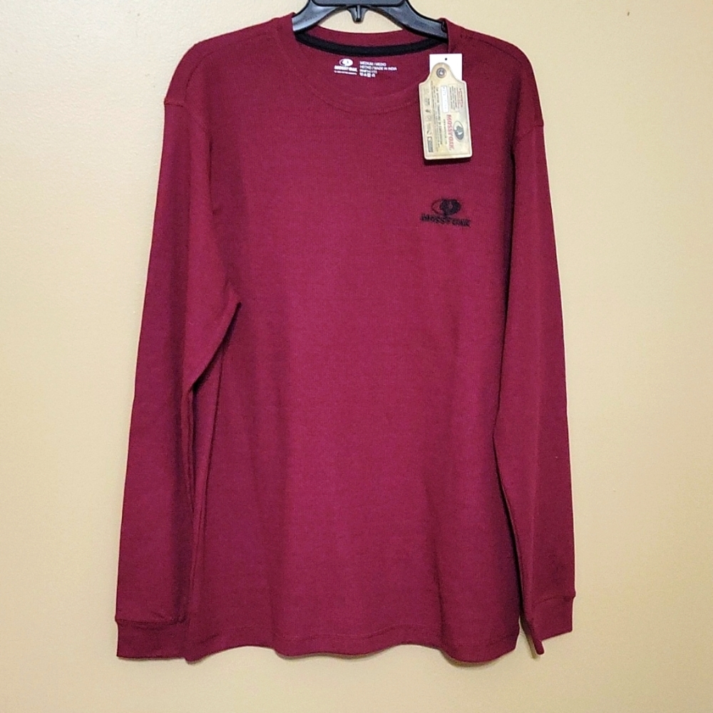 Mossy Oak mens long sleeve thermal shirt, NWT, 20 in pit/pit. Great condition